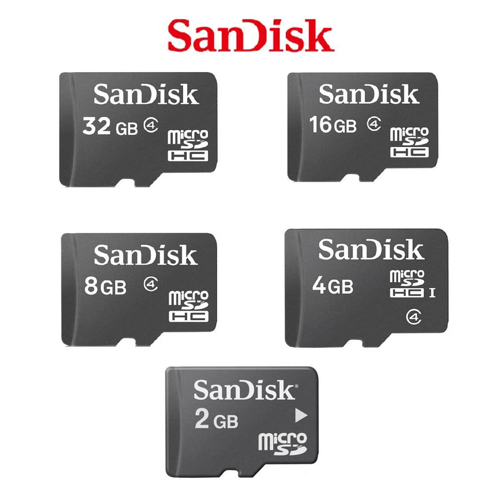 2/4/8/16/32GB New Genuine SanDisk Micro SD TF SDHC Memory Card Class 4 - Image 1 of 1