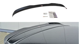 Para Audi S3 8P estiramiento facial alerón extensión diseño Maxton brillo abdominales negros - Imagen 1 de 6