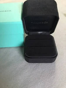 Tiffany & Co Mariage Wedding Vintage Boite Écrin For 1/2 Ring Box Pour 1/2 Bague - Imagen 1 de 11