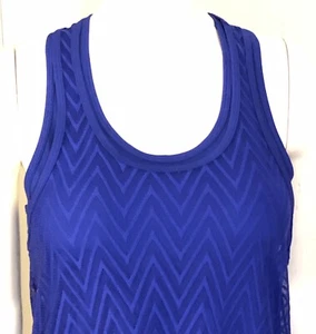 NWOT Fila Sport Tank Top Blue Mesh Mujer Tamaño Medio Nuevo - Imagen 1 de 9