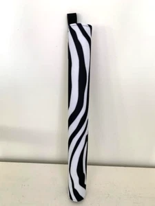 Fahrrad Rahmen Oberrohrschutz schwarz/weiß Zebra Fixie MTB BMX Rennrad Bahnrad - Bild 1 von 3