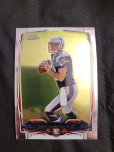2014 Topps cromado Jimmy Garoppolo #150 base novato radiocontrol - Imagen 1 de 2