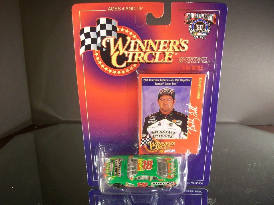 Rare Bobby Labonte #18 Intstate Batteries Hot Rod Magazine 1998 Pontiac G.P.  - Image 1 of 1