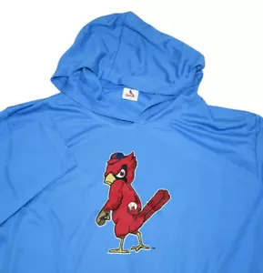 St. Louis Cardinals Men's Size - XL Blue Warm Up Long Sleeve Hoodie - Picture 1 of 5