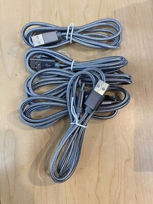 5 X gray iphone 8 pin cable - Image 1 of 3