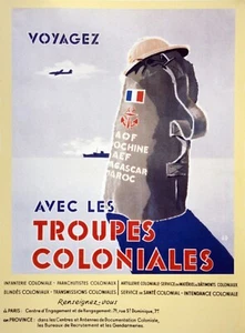 affiche poster armée militaire guerre propagande PARACHUTISTE commando - Foto 1 di 1