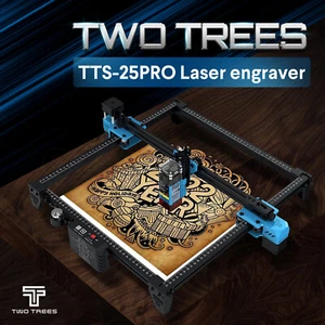 Laser Engraving Cutter Machine Two Trees For Wood Leather Aluminum Acrylic Paper - Picture 1 of 12