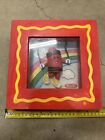 CRAYOLA CRAYON RED COLOR JUMP ROPE CHILD'S BABY NURSERY GLASS PICTURE FRAME
