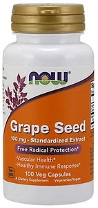 Now Foods Grape Seed Antioxidant 100mg 100 Capsule - Picture 1 of 1