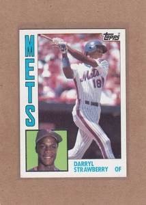 1984 TOPPS BASEBALL DARRYL STRAWBERRY ROOKIE #182 METS EX/EXMT *E5738 - Picture 1 of 1