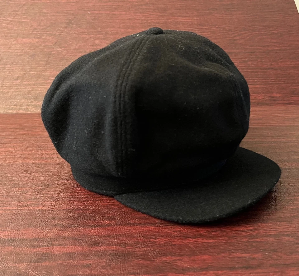 GORRA GORRA GORRA CADETE TABBIE NEWSBOY DE COLECCIÓN PARA NIÑAS limitada demasiado lana negra Foto 1 de 4