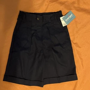 New Moves Vintage Girls School Uniform Skort Blue Size 10 Scotchgard - Picture 1 of 8