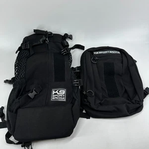 K9 Saco Deportivo Negro Correa Ajustable Mochila Porta Perros Tamaño Pequeño - Imagen 1 de 11