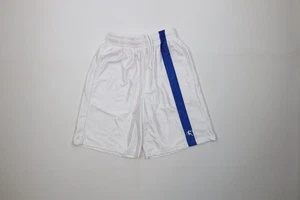 And1 And One Basketball Mens Small Color Block Gym Basketball Shorts White Blue - Picture 1 of 11