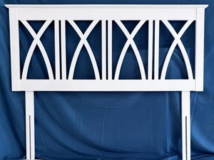 Pure White,Solid Wood Wooden Headboard Bedhead - Picture 1 of 3