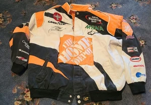 Vintage Chase Authentics Tony Stewart Home Depot Jacket Coat XXL (Sun Faded) - Picture 1 of 17