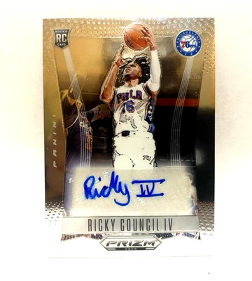2023-24 Panini Prizm Deca Signatures Ricky Council IV #DS-RCO Rookie Auto RC - Image 1 of 2