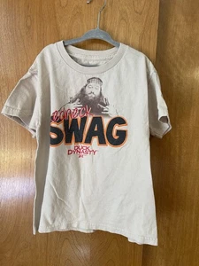 Camicia Duck Dynasty collo rosso Swag Willie Quack bambino taglia 8 Medium - Foto 1 di 3