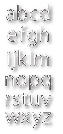 Fustelle Big Shot Sizzix Memory Box Urban Lowercase Alphabet - Bild 1 von 1