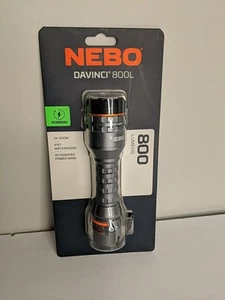 NEBO DAVINCI 800 LUMEN wiederaufladbare Da Vinci Taschenlampe - NEU VERSIEGELT - Bild 1 von 6