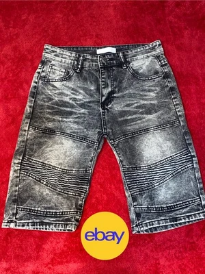 ❤️ Pantalones cortos vaqueros negros GS-115 para niños talla 14 ❤️ Foto 1 de 4