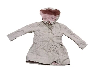 Sommermantel Übergangsmantel Trenchcoat Gr. 110 Sand abnehmbare Kapuze dopodopo - Bild 1 von 4