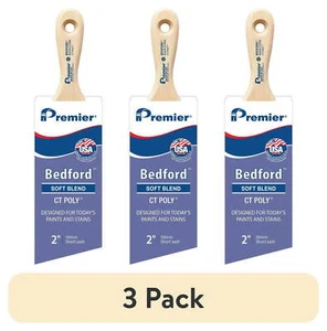 (3 pack) 2 in. Bedford CT Poly Short Angle Sash Household Paintbrush,NEW - Picture 1 of 8