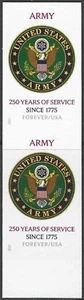 USA Sc. 6010a (F) U.S. Army 2025 MNH V pair ***NO DIE CUTS*** - Picture 1 of 1