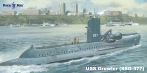 MikroMir Models 1/350 U.S.S. GROWLER (SSG-577) AMERICAN CRUISE MISSILE SUBMARINE - Picture 1 of 2
