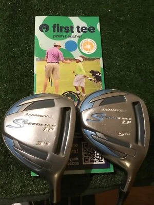 Adams Ladies Speedline LP Fairway 3-5 Woods Set Graphite 55 Shafts - Image 1 of 4