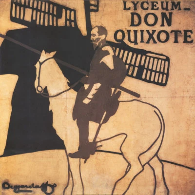 36W"x36H" LYCEUM DON QUIXOTE by WILLIAM NICHOLSON JAMES PRYDE CHOICES of CANVAS - Image 1 of 4