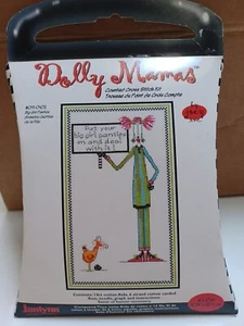 Janlynn Dolly Mamas Counted Cross Stitch Kit 019 0402 Big Girl Panties 6x10" '05 - Picture 1 of 7