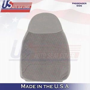 1994 1995 For Ford F150 F250 F350 XLT Front Passenger Top Cloth Seat Cover Gray - Picture 1 of 7