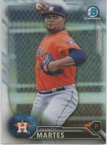 Francis Martes Houston Astros 2016 Bowman Chrome Draft Refractor - Picture 1 of 2