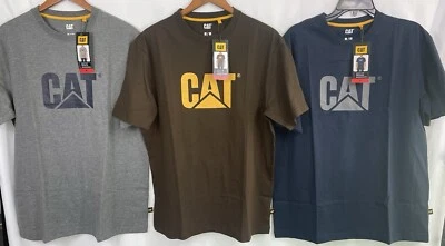 Caterpillar Relaxed Fit Short Sleeve T-Shirt Blue, Gray or Brown NWT - Изображение 1 из 4