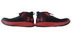 Under Armour Jet Basketball Sneakers Size 6.5 youth High Hi Top Black / Red