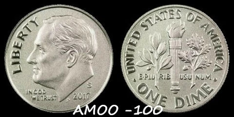 2017 S 225th Anniversary Enhanced Clad Proof Roosevelt Dime Cover