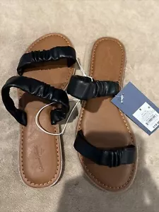 UNIVERSAL THREAD Womens Willow Band Scrunched Sandals6,6.5,7.5,8,8.5,9,9.5,10,11 - Picture 1 of 2