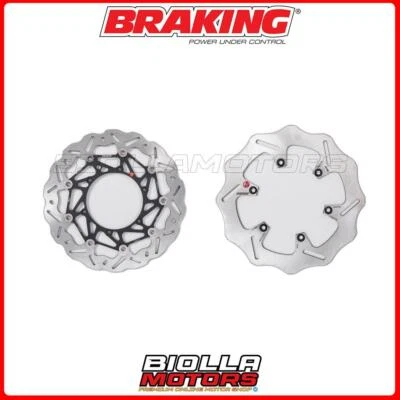 KIT DISCHI FRENO BRAKING KTM SMC R 690 2013 -  ANTERIORE + POSTERIORE [WAVE FLOT Foto 1 de 4