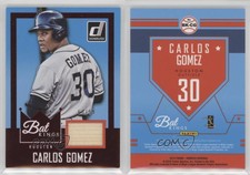 2016 Panini Donruss Bat Kings Red /99 Carlos Gomez #BK-CG