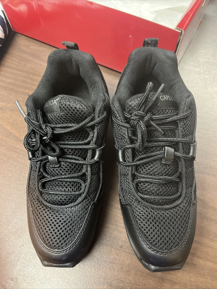 Capezio DS11 Dance SNEAKERS Black Womens Size 7