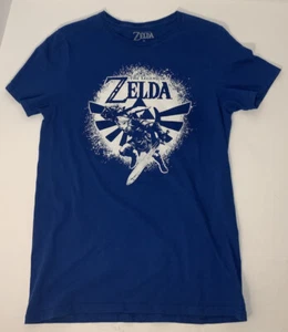 The Legend of Zelda Link Blau Medium T-Shirt Von Nintendo Top Zustand - Bild 1 von 10