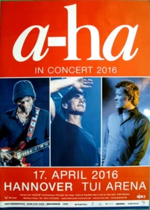 A-HA - 2016 - Plakat - In Concert - Cast in Steel Tour - Poster - Hannover B - Picture 1 of 1