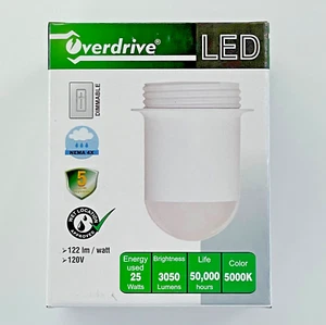 12x Overdrive EH80 25W LED Jelly Jar Fixture 5000K Wet Location Light Fixture - Picture 1 of 3