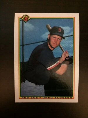 1990 Bowman Rookie Greg Blosser OF Baseball Card #278 - Image 1 of 2