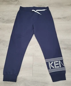 Kenzo Paris Kids Boys Sports Sweatpants Logo Joggers Navy Blue Size 12 - Picture 1 of 9