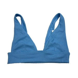 Billabong Sun Rays Remi Plunge Bikini Top Bralette ABJX300919 Size Small/8 Blue - Picture 1 of 6