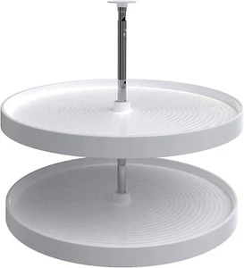 Rev-A-Shelf LD-2062-28-11-1 28-Inch Polymer Full Circle 2 Shelf Lazy Susan - Picture 1 of 9