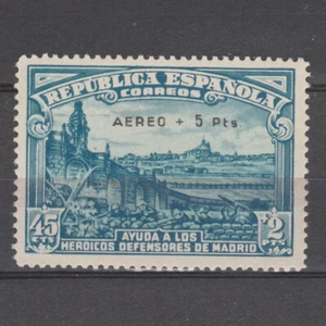 Spain 1938 Edifil 759 Air Mail Defence of Madrid MNH - Picture 1 of 1