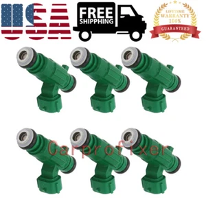 For Hyundai Kia Optima 2.7L 3.5L V6 1999-2010 Set of 6 Fuel Injectors 3531037150 - Picture 1 of 9
